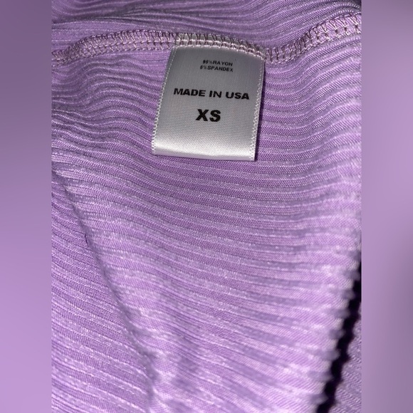 Six Fifty Everly One Shoulder Dress Lavender Ruched Side Women XS Vacation Beach - Picture 5 of 6